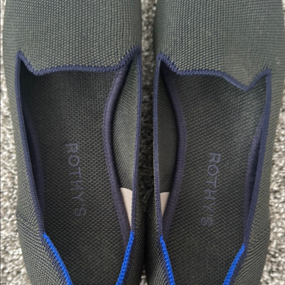 Rothy's Black Loafers Sleek Slip-On Comfort - Picture 5 of 7